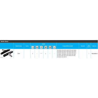 Saboti Frână Shimano M510 S70T cu Șurub și Șaibă