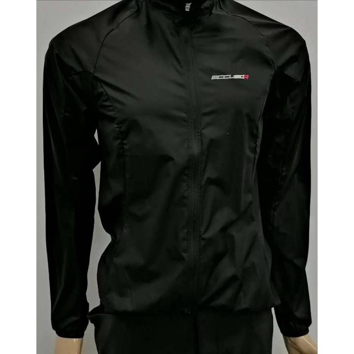 Jacheta Wind Breaker Shimano Mânecă Lungă Negru