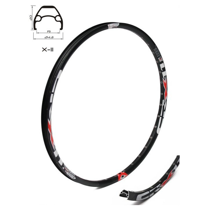Janta CROSSER X11 28/29 36H Black Capsata