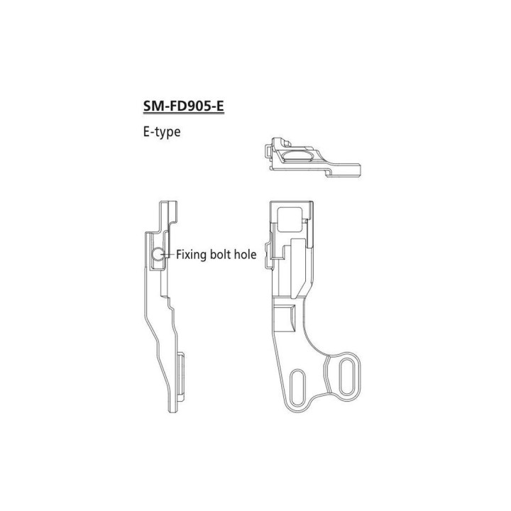 Adaptor Schimbator Foi SHIMANO SM-FD905-E E-Type