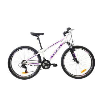 Bicicleta Copii MTB CROSS Daisy 26 - White | 10-13 ani
