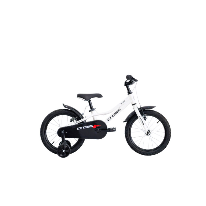 Bicicleta copii MTB CROSS Daisy 16 White | 4-6 ani