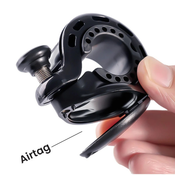 Sonerie RAVEMEN Q2 cu Suport AirTag - Black