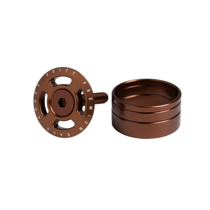 Floare Furca DEITY Crosshair cu Capac - Bronze