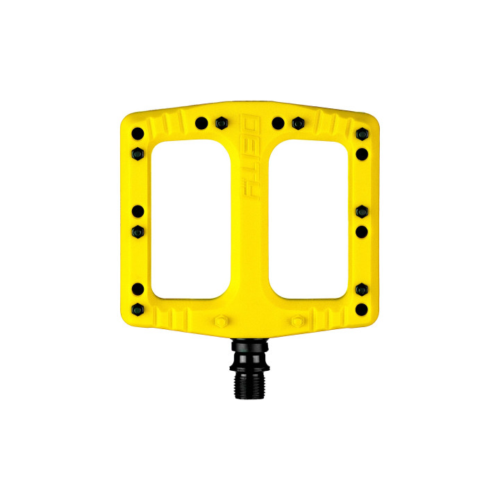 Pedale DEITY Deftrap Yellow - MTB Plate Premium