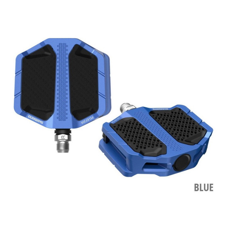 Pedale Shimano PD-EF205 Albastru - Fără Catadioptrii