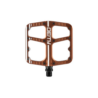 Pedale DEITY Flat Trak Bronze - Pedale Plate Performance