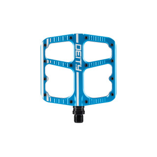 Pedale DEITY Flat Trak - Blue | Pedale Plat Subtire