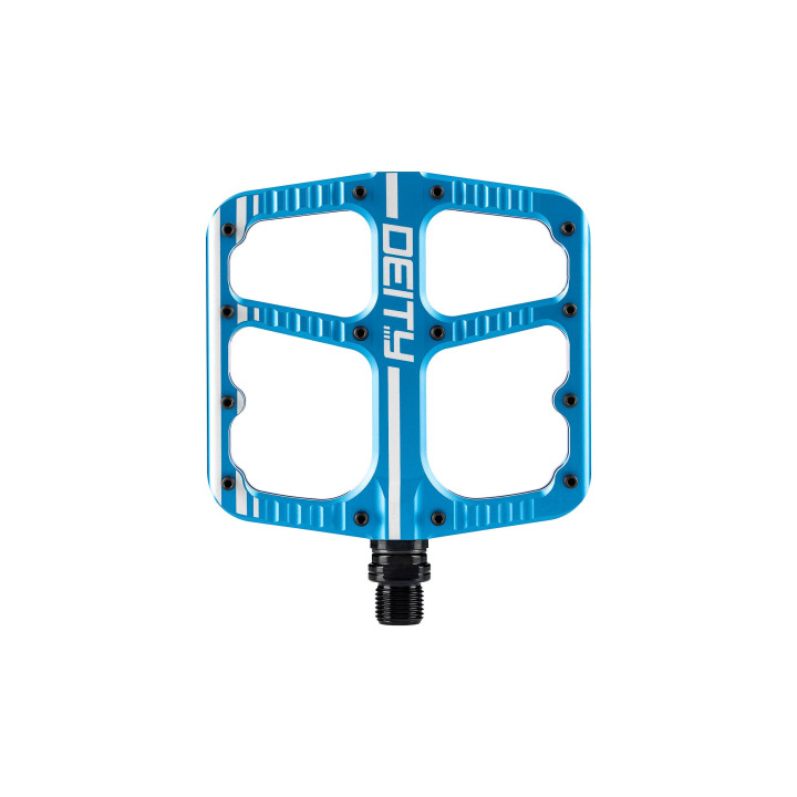 Pedale DEITY Flat Trak - Blue | Pedale Plat Subtire