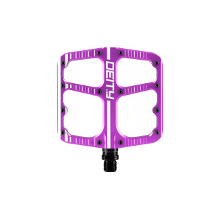 Pedale DEITY Flat Trak Purple | Pedale Plate Premium