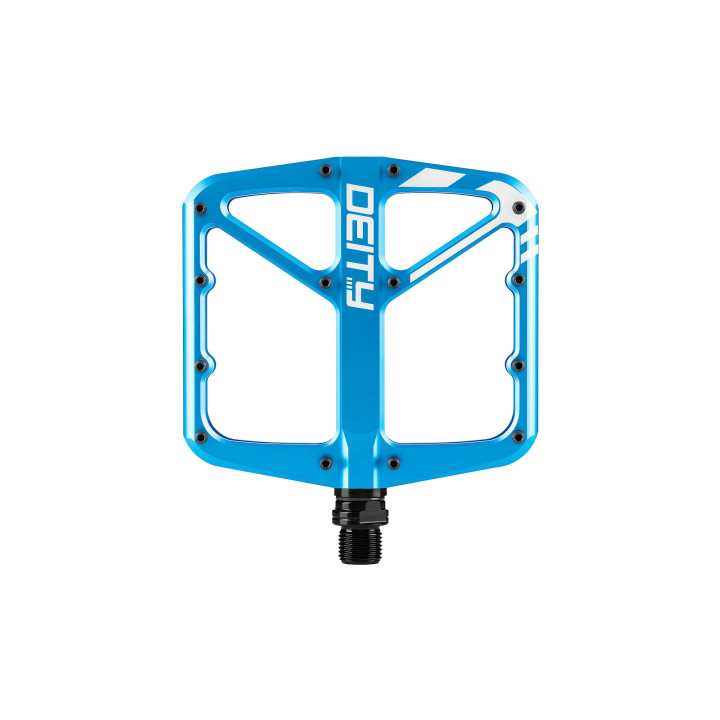 Pedale DEITY Supervillain Blue - Pedale Plate Premium