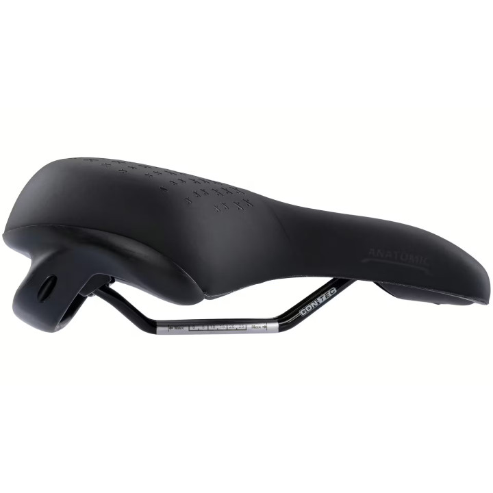 Șaua Sa CONTEC Anatomic Black 198mm - Confortabilă