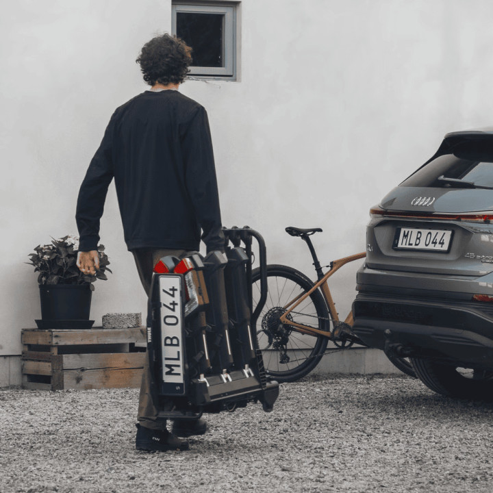 Suport biciclete THULE EasyFold 3 - 2 biciclete 13 pini - Black