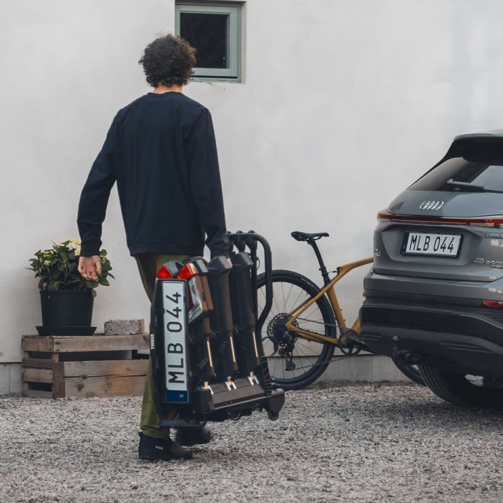 Suport biciclete THULE EasyFold 3 - 3 biciclete 13 pini - Black