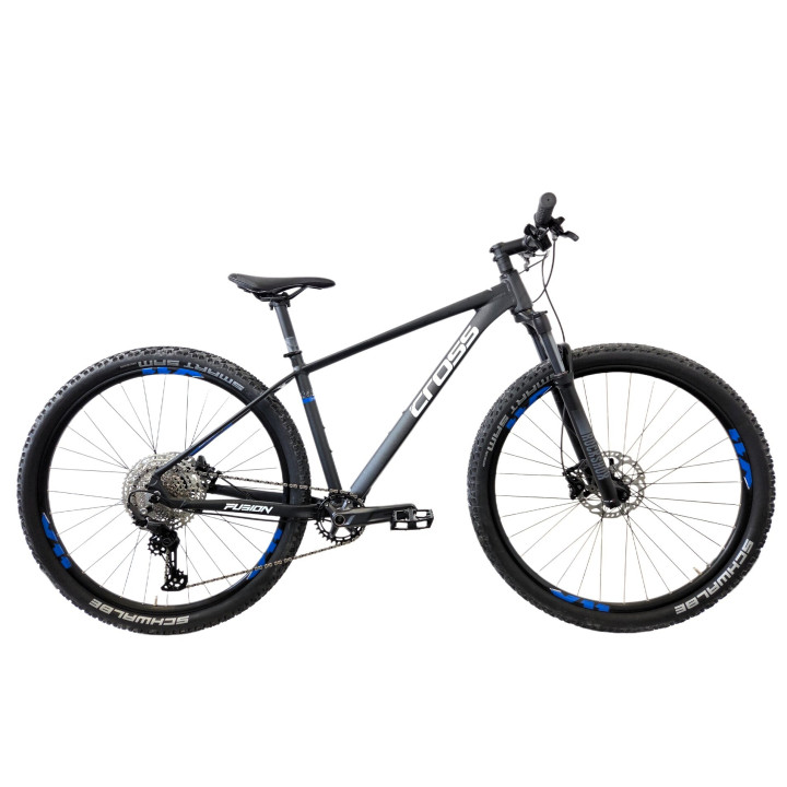 Bicicleta MTB CROSS Fusion Pro 29 Black - Furca Aer