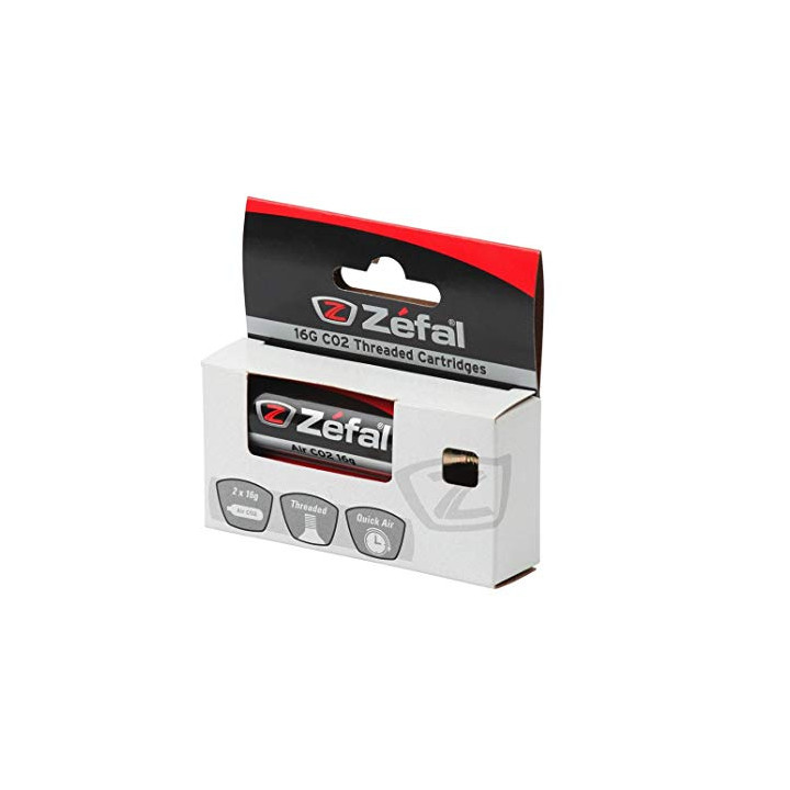Cartus CO2 ZEFAL 16g (2 buc.) - Umflare Rapida