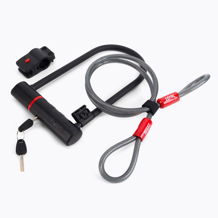 Antifurt U-Lock ZEFAL K-Traz U11 11mm + Cablu