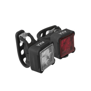 Set Far + Stop AXA NiteLine 44 Led | Iluminare Bicicletă