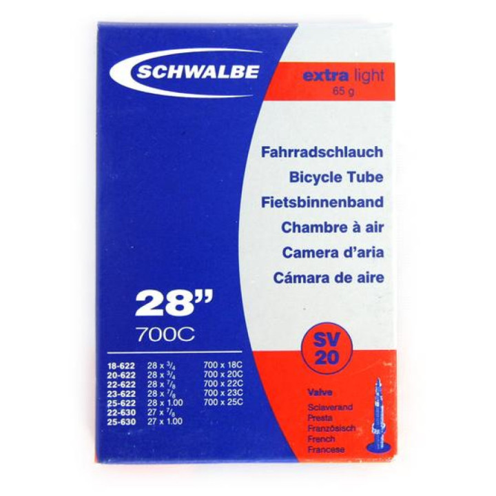 Camera SCHWALBE SV20 Extra Light 28 Inchi