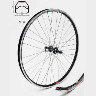 Roata Spate CROSSER X2 28" 36H Filet Quick Release