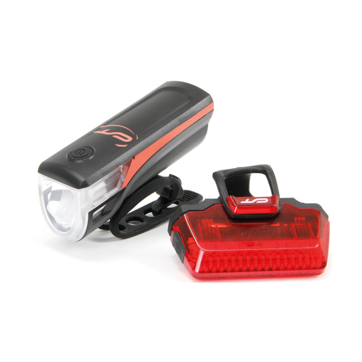Set Far + Stop CONTEC Speed-Led 20 Lux Black/Red