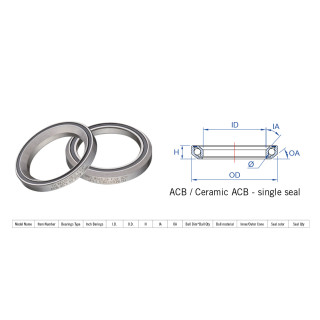 Rulment Cuvete FSA Super Light ACB 45x45 1"1/4