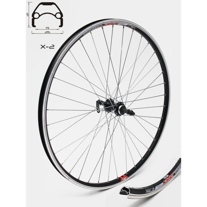 Roata Spate CROSSER X2 26'' 36H - Filet QR