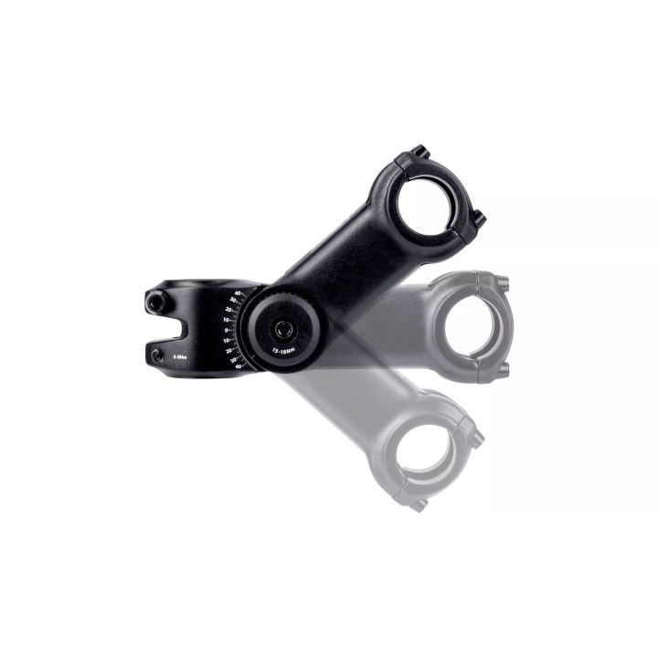 Pipa Reglabila CONTEC Ueda 35/28.6x100mm Black