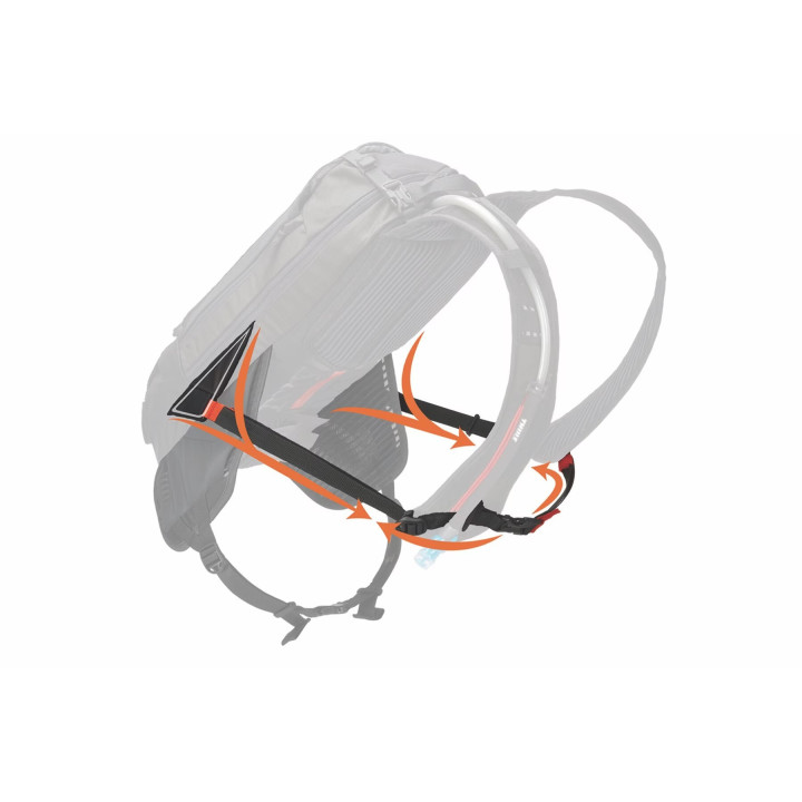 Rucsac Hidratare Thule Rail Pro 12L Obsidian Grey