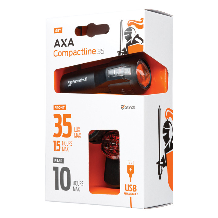 Set Far + Stop AXA Compactline 35 Lux