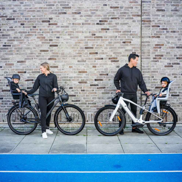 Scaun bicicleta copii THULE RideAlong 2 cu montare pe spate - Light Gray