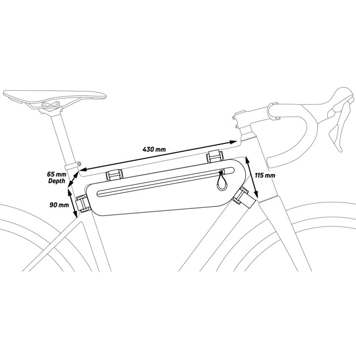 Geanta cadru ZEFAL Z Adventure C3 | Ciclism