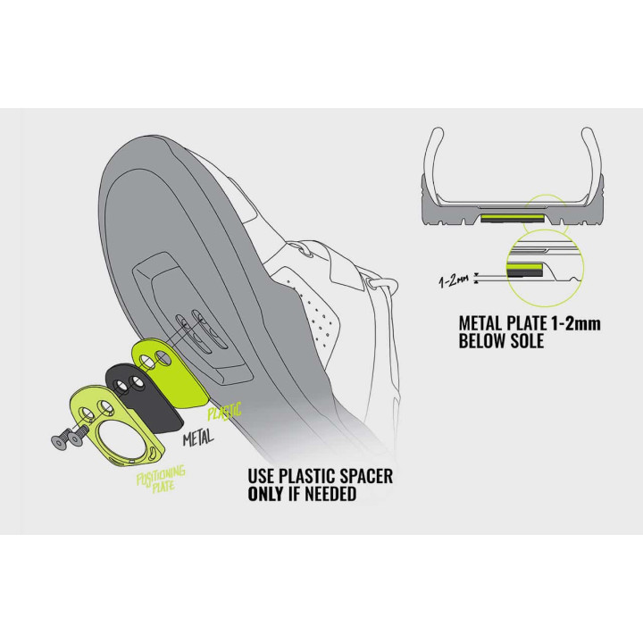 Pedale Magnetice MAGPED Ultra2 200N Light Grey