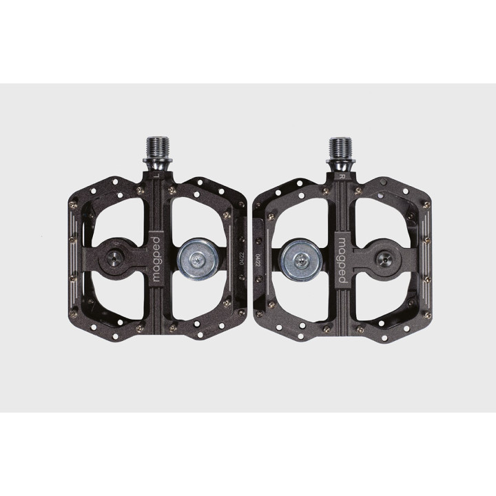 Pedale magnetice MAGPED Enduro2 150N - Black