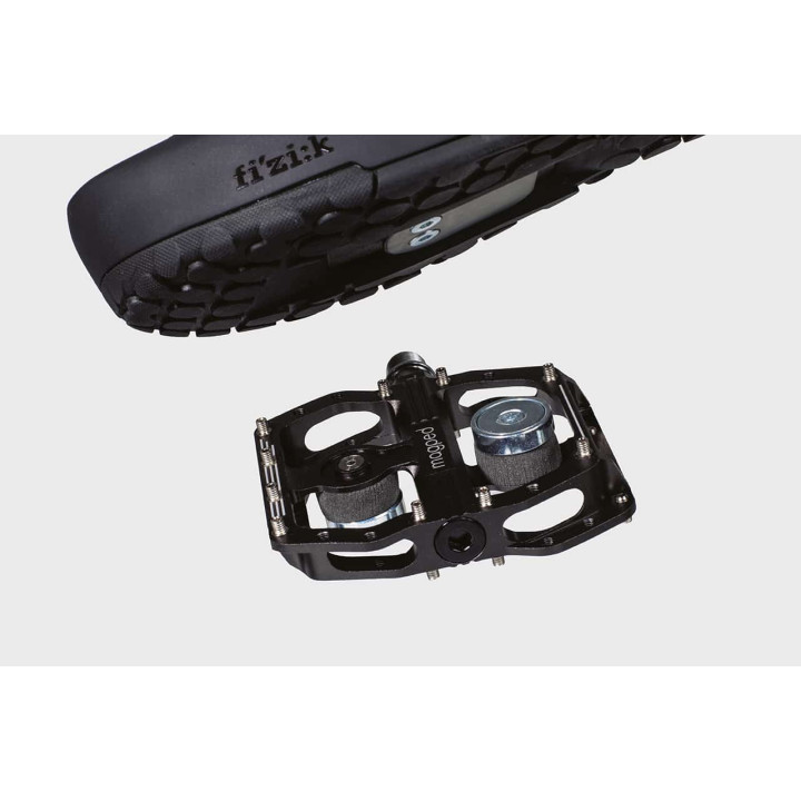 Pedale magnetice MAGPED Enduro2 150N - Black