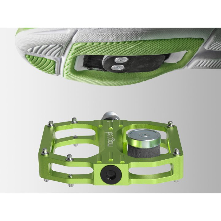 Pedale magnetice MAGPED Sport2 100N Green