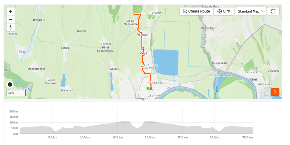 Pista bici Galati - P. Garboavele